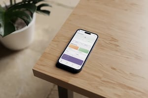 Mit FoodGenius erstellter Onlineshop auf einem Smartphone.